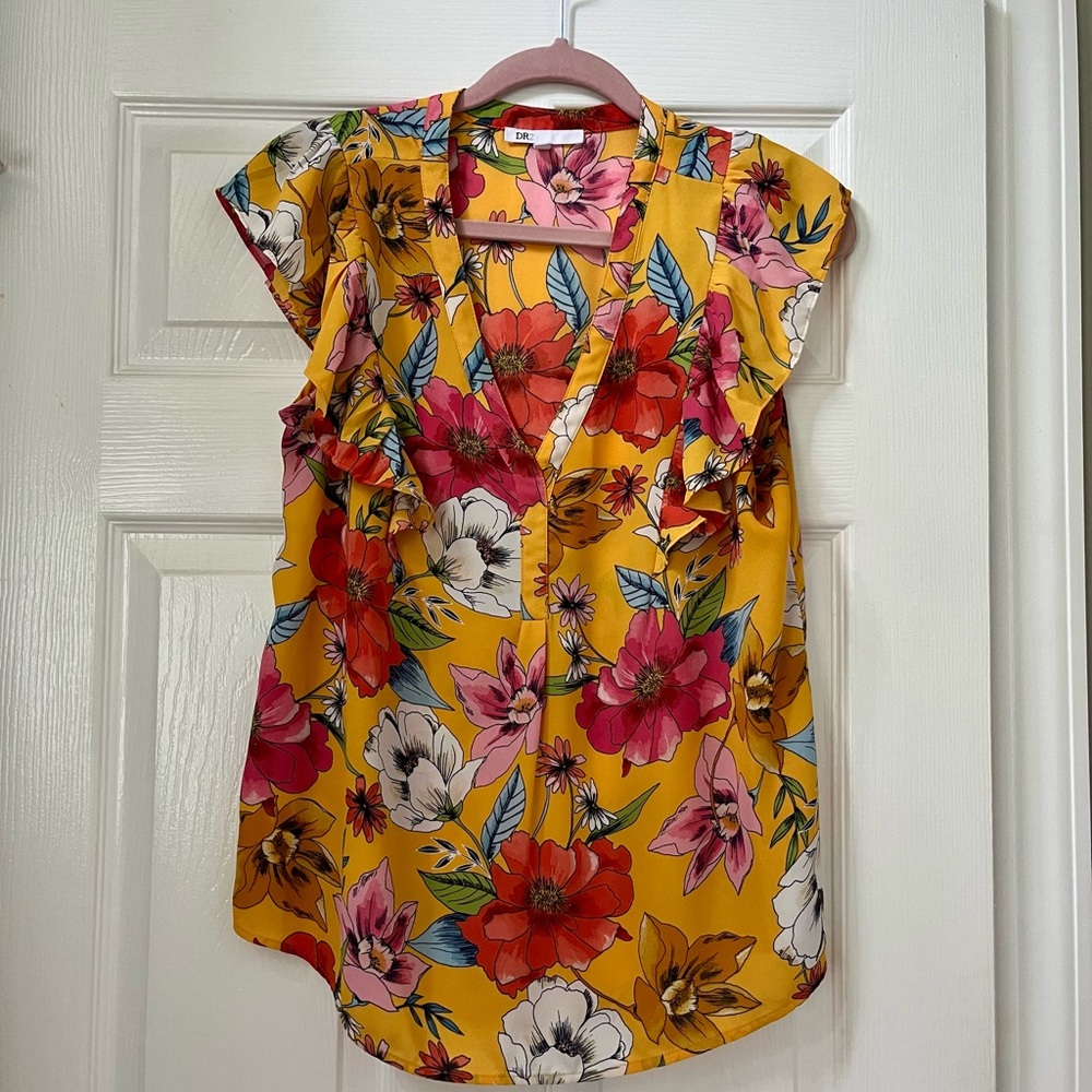 DR2 Multicolor Floral Blouse